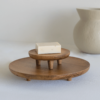 Urban Nature Culture, Plate on Feet, Large, Golden Oak - Afbeelding 2