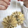 Delight Department, Ornament Papier Goud (Set van 2) - Afbeelding 2