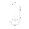 Tonone Hanglamp Atlas D450 Neutral Grey - Afbeelding 3