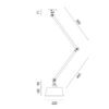 Tonone Bolt Ceiling 2-Arm Upper Fit, Install. - Afbeelding 4