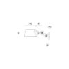 Tonone Bolt Wall Side Fit Mini, Stekker. - Afbeelding 4
