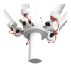 Tonone Hanglamp Mr. Tubes Chandelier Pure White - Afbeelding 3