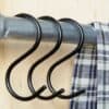House Doctor Hook Black Set van 3 - Afbeelding 2