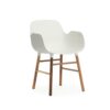 Normann Copenhagen Armstoel  Form Wit/ Eikenhout - Afbeelding 5