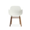 Normann Copenhagen Armstoel  Form Wit/ Eikenhout - Afbeelding 6