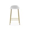 Normann Copenhagen Barkruk Form Wit / Messing 65 cm - Afbeelding 2
