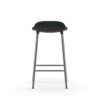 Normann Copenhagen Barkruk Form Zwart/ Chroom 65 cm - Afbeelding 2