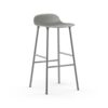 Normann Copenhagen Barkruk Form Grijs/ Chroom 75 cm - Afbeelding 5