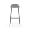 Normann Copenhagen Barkruk Form Grijs/ Chroom 75 cm - Afbeelding 2