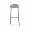 Normann Copenhagen Barkruk Form Grijs staal 75 cm - Afbeelding 2