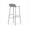 Normann Copenhagen Barkruk Form Grijs staal 75 cm - Afbeelding 4