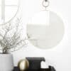 House Doctor The Loop Spiegel, Messing Diameter: 32 cm - Afbeelding 2