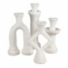 Kandelaar Keramiek, Arc, White - Afbeelding 4