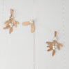 Mistletoe Slinger Goud Papier 150cm - Afbeelding 2