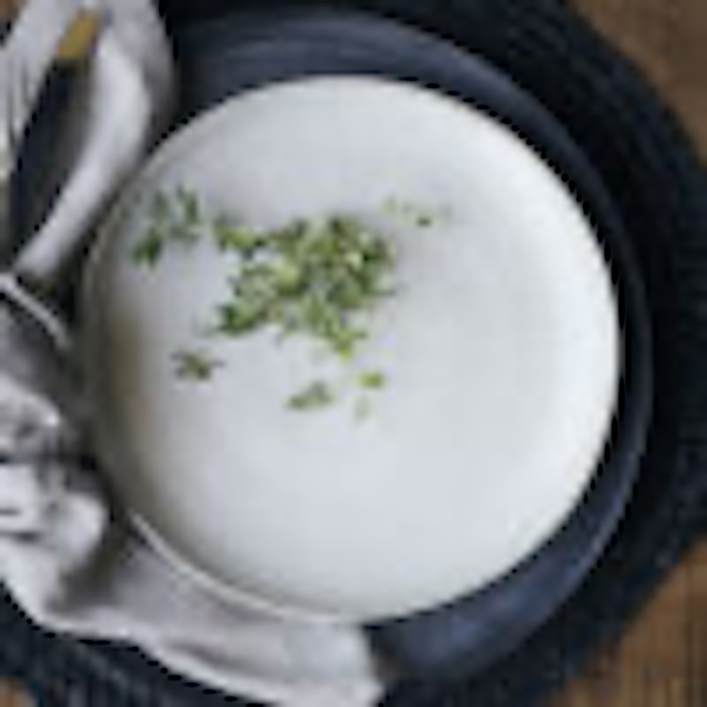 House Doctor, Lunchbord Pion Grijs/Wit - Afbeelding 2