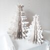 Katoen-Maché boom Wit/Warm Grijs 30cm - Afbeelding 2