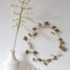De Weldaad Kralen Bloem Ilex Wit/Goud - Afbeelding 4