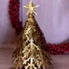 De Weldaad Handgemaakt Kerstboompje Goud - Afbeelding 2